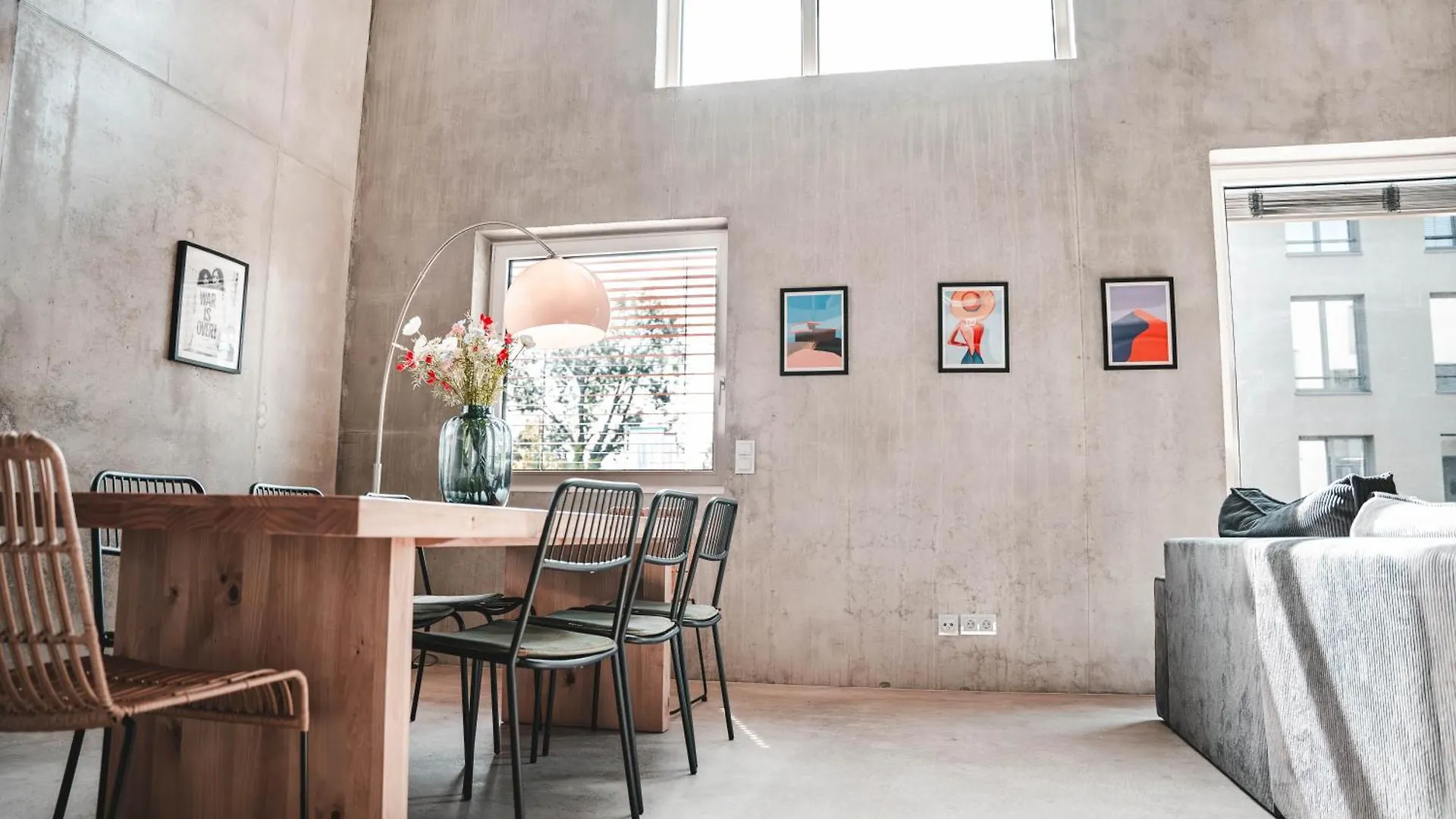 Apartamento Sunset Club - Loft - 155 M2 Sichtbeton - Zentral Memmingen