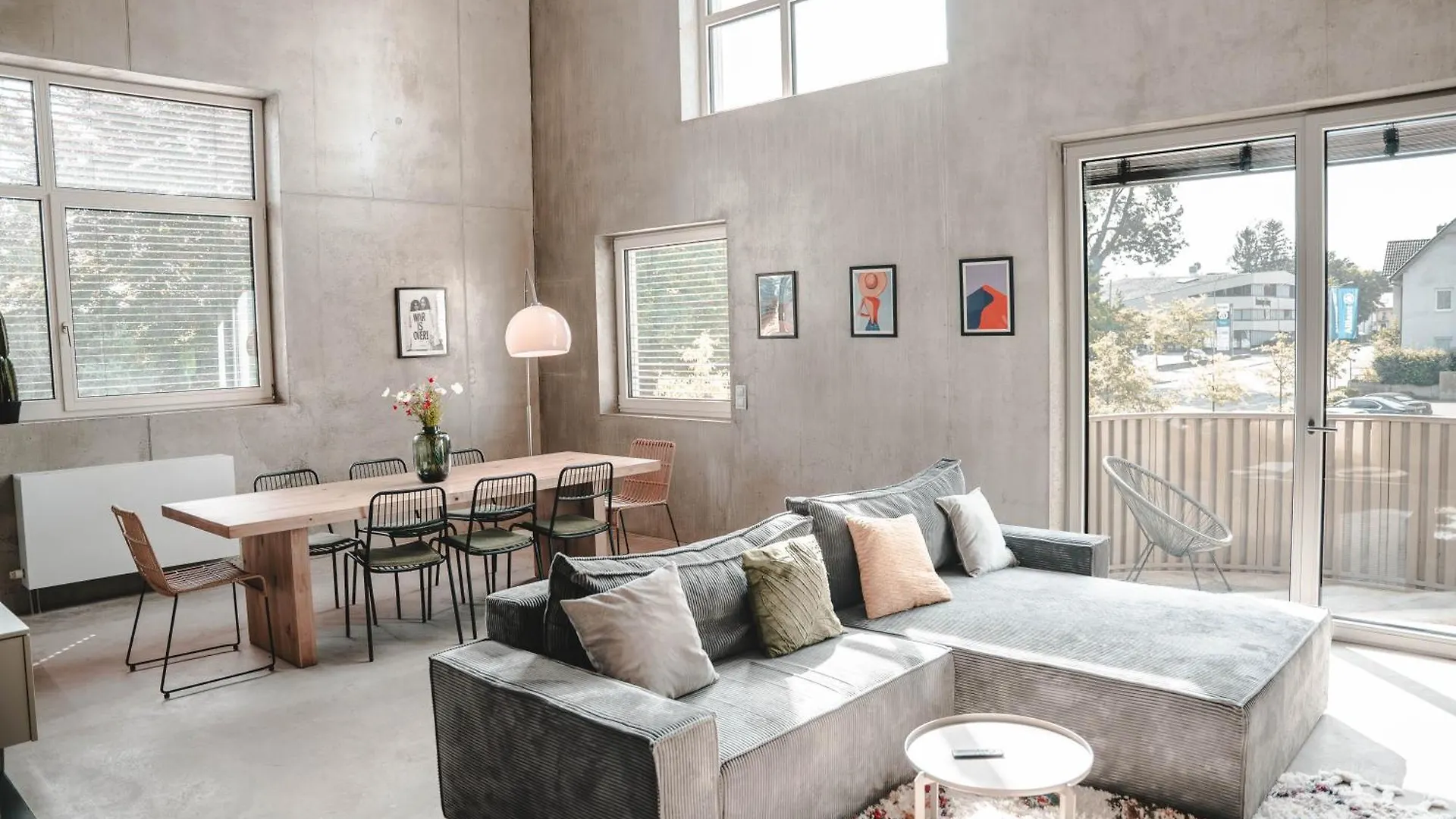 Apartamento Sunset Club - Loft - 155 M2 Sichtbeton - Zentral Memmingen