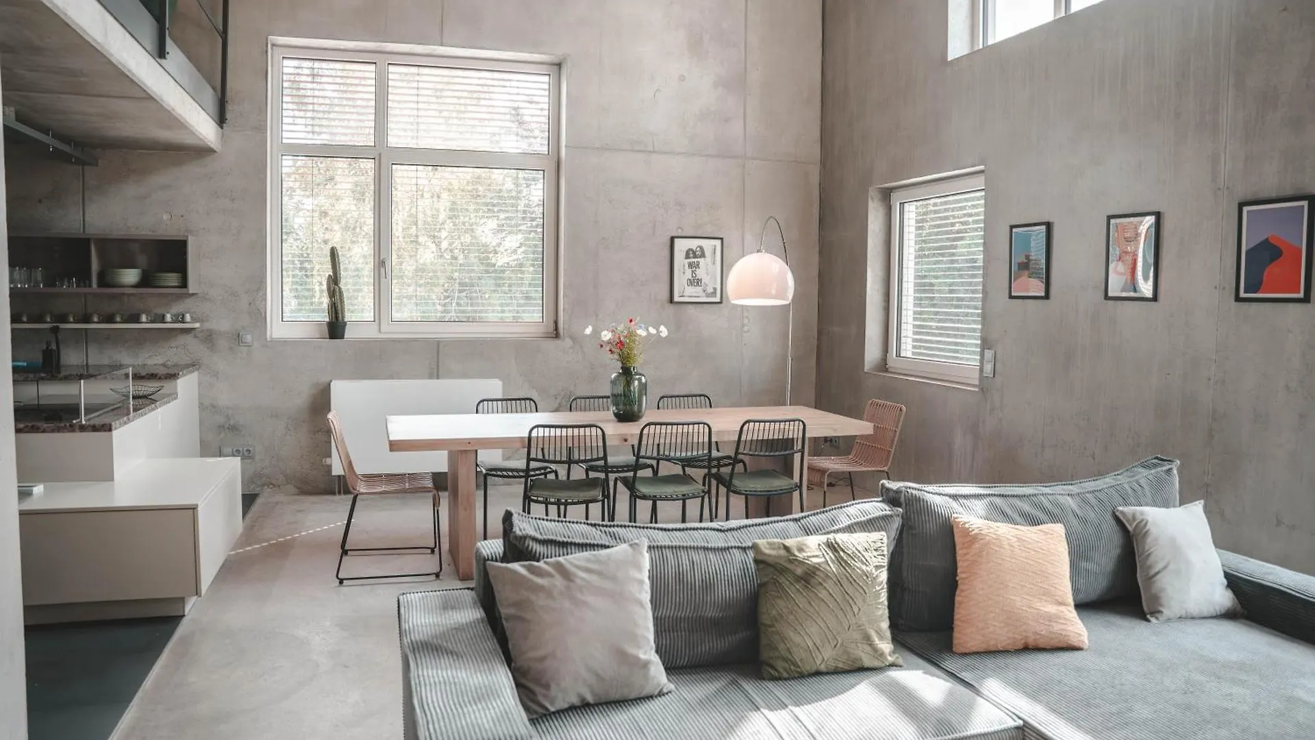 Apartamento Sunset Club - Loft - 155 M2 Sichtbeton - Zentral Memmingen
